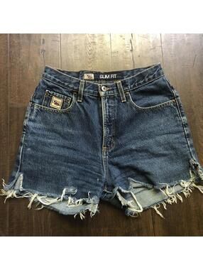 VTG Western Cutoff Denim Shorts Cruel Girl 29 W Hippie Cowgirl Rodeo Festival